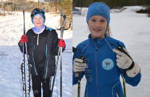 Elias Dispen Lødemel og Emilie Flo Stavik. Foto: Margunn Hjelmeset